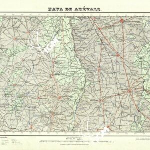 MAPA TOPOGRAFICO DE ESPANA - Nava de Arevalo - Foglio 481