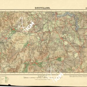 MAPA TOPOGRAFICO DE ESPANA - Buitrago - Foglio 484