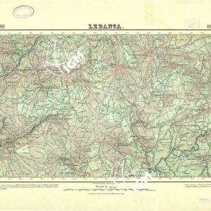 MAPA TOPOGRAFICO DE ESPANA - Ledanca - Foglio 487