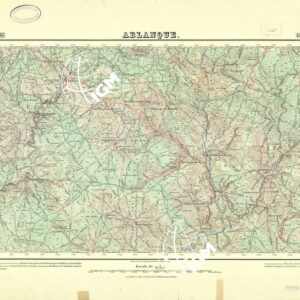 MAPA TOPOGRAFICO DE ESPANA - Ablanque - Foglio 488