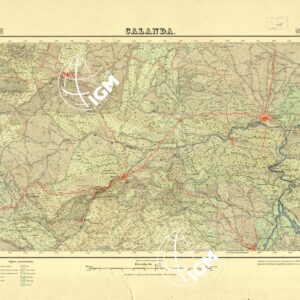 MAPA TOPOGRAFICO DE ESPANA - Calanda - Foglio 494