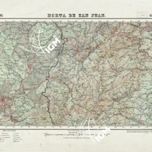 MAPA TOPOGRAFICO DE ESPANA - Horta de San Juan - Foglio 496
