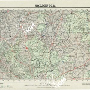 MAPA TOPOGRAFICO DE ESPANA - Cardenosa - Foglio 506