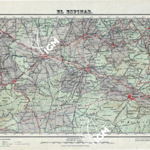 MAPA TOPOGRAFICO DE ESPANA - El Espinar - Foglio 507