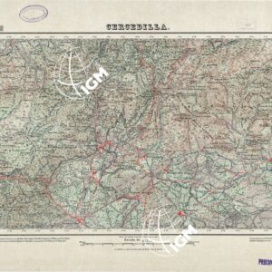 MAPA TOPOGRAFICO DE ESPANA - Cercedilla - Foglio 508