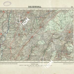 MAPA TOPOGRAFICO DE ESPANA - Brihuega - Foglio 511