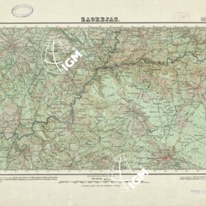MAPA TOPOGRAFICO DE ESPANA - Zaorejas - Foglio 513