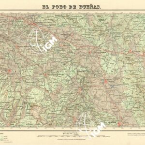 MAPA TOPOGRAFICO DE ESPANA - El Pobo de Duenas - Foglio 515