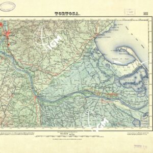 MAPA TOPOGRAFICO DE ESPANA - Tortosa - Foglio 522