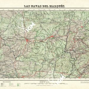 MAPA TOPOGRAFICO DE ESPANA - Las Navas del Marques - Foglio 532