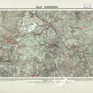MAPA TOPOGRAFICO DE ESPANA - San Lorenzo - Foglio 533