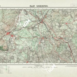 MAPA TOPOGRAFICO DE ESPANA - San Lorenzo - Foglio 533