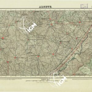 MAPA TOPOGRAFICO DE ESPANA - Algete - Foglio 535