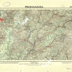 MAPA TOPOGRAFICO DE ESPANA - Guadalajara - Foglio 536