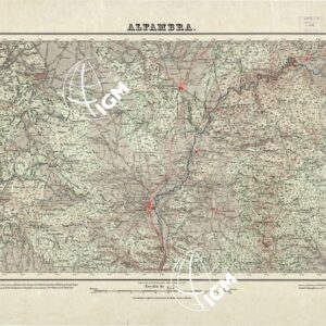 MAPA TOPOGRAFICO DE ESPANA - Alfambra - Foglio 542