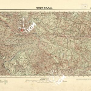 MAPA TOPOGRAFICO DE ESPANA - Morella - Foglio 545