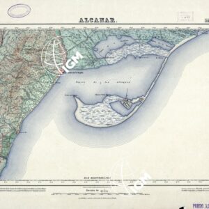 MAPA TOPOGRAFICO DE ESPANA - Alcanar - Foglio 547