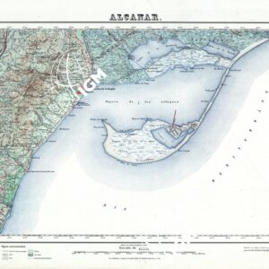 MAPA TOPOGRAFICO DE ESPANA - Alcanar - Foglio 547
