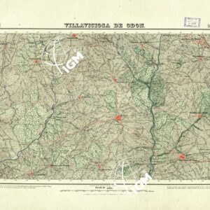MAPA TOPOGRAFICO DE ESPANA - Villaviciosa de Odon - Foglio 558