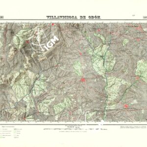 MAPA TOPOGRAFICO DE ESPANA - Villaviciosa de Odon - Foglio 558