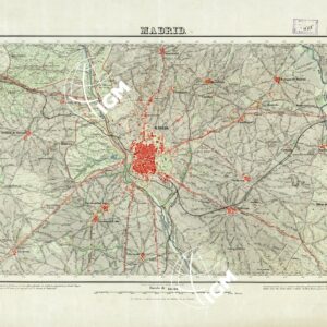 MAPA TOPOGRAFICO DE ESPANA - Madrid - Foglio 559