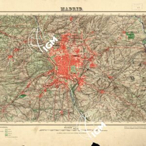 MAPA TOPOGRAFICO DE ESPANA - Madrid - Foglio 559