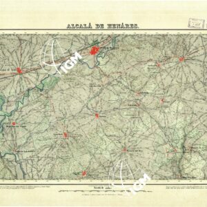 MAPA TOPOGRAFICO DE ESPANA - Alcala de Henares - Foglio 560