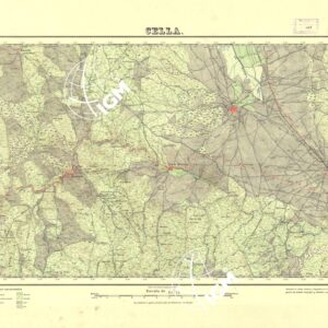 MAPA TOPOGRAFICO DE ESPANA - Cella - Foglio 566
