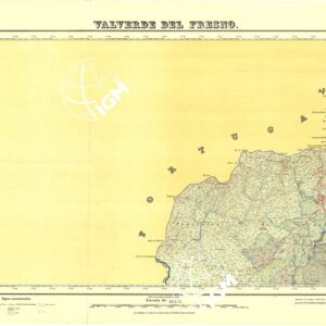 MAPA TOPOGRAFICO DE ESPANA - Valverde del Fresno - Foglio 572