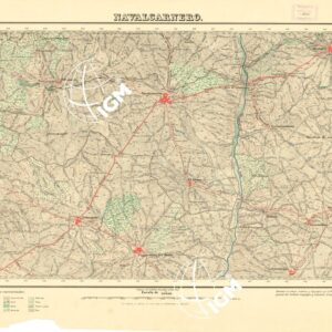 MAPA TOPOGRAFICO DE ESPANA - Navalcarnero - Foglio 581