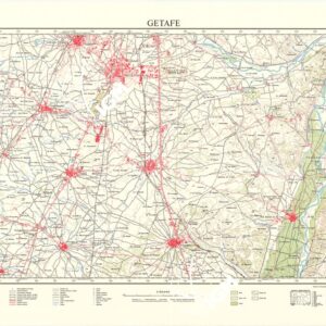 MAPA TOPOGRAFICO DE ESPANA - Getafe - Foglio 582