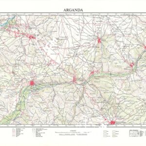 MAPA TOPOGRAFICO DE ESPANA - Arganda - Foglio 583