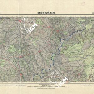 MAPA TOPOGRAFICO DE ESPANA - Monejan - Foglio 584