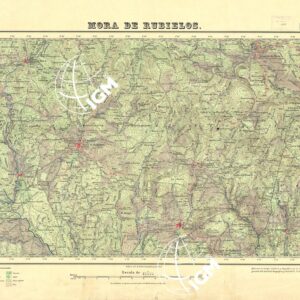 MAPA TOPOGRAFICO DE ESPANA - Mora de Rubielos - Foglio 591