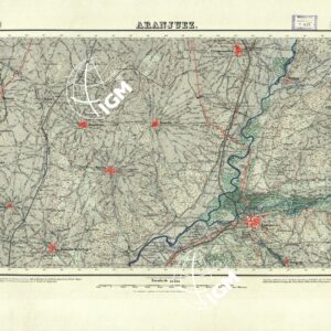 MAPA TOPOGRAFICO DE ESPANA - Aranjuez - Foglio 605