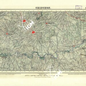 MAPA TOPOGRAFICO DE ESPANA - Chinchon - Foglio 606