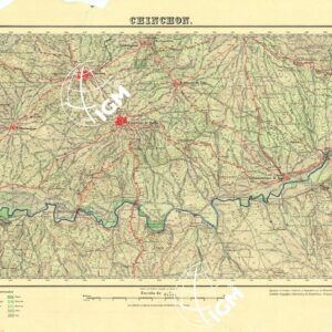 MAPA TOPOGRAFICO DE ESPANA - Chinchon - Foglio 607