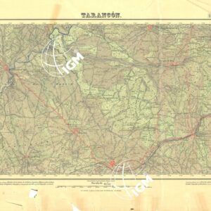 MAPA TOPOGRAFICO DE ESPANA - Taracon - Foglio 607