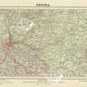 MAPA TOPOGRAFICO DE ESPANA - Cuenca - Foglio 610