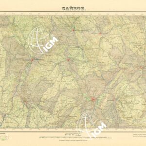 MAPA TOPOGRAFICO DE ESPANA - Canete - Foglio 611