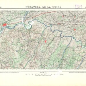 MAPA TOPOGRAFICO DE ESPANA - Talavera de la Reina - Foglio 627