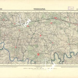 MAPA TOPOGRAFICO DE ESPANA - Torrijos - Foglio 628