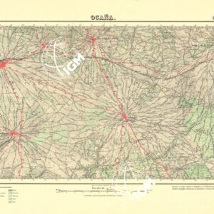 MAPA TOPOGRAFICO DE ESPANA - Ocana - Foglio 631