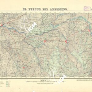 MAPA TOPOGRAFICO DE ESPANA - El Puente del Arzobispo - Foglio 654