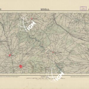 MAPA TOPOGRAFICO DE ESPANA - Mora - Foglio 658