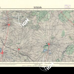 MAPA TOPOGRAFICO DE ESPANA - Lillo - Foglio 659