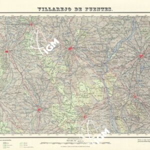 MAPA TOPOGRAFICO DE ESPANA - Villarejo de Fuentes - Foglio 661