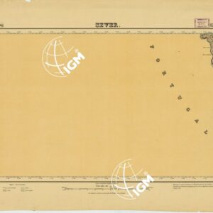 MAPA TOPOGRAFICO DE ESPANA - Sever - Foglio 674