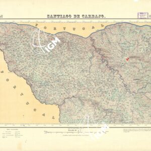 MAPA TOPOGRAFICO DE ESPANA - Santiago de Carbajo - Foglio 675