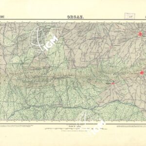MAPA TOPOGRAFICO DE ESPANA - Orgaz - Foglio 685